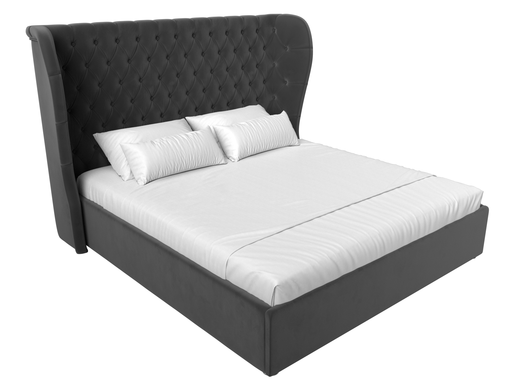 Интерьерная кровать Далия 160 (Серый)