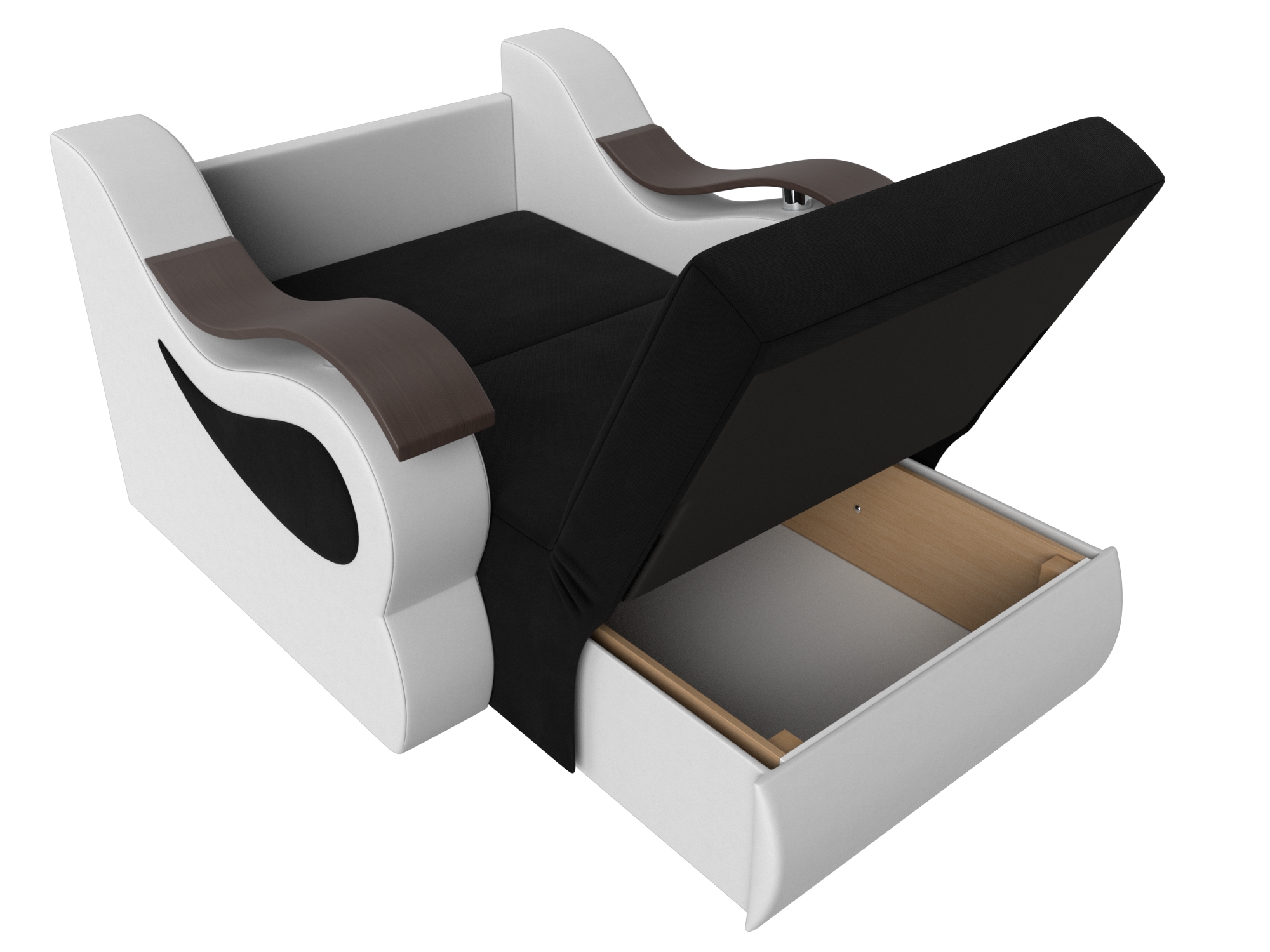Кресло-кровать Меркурий 60 (Черный\Белый)