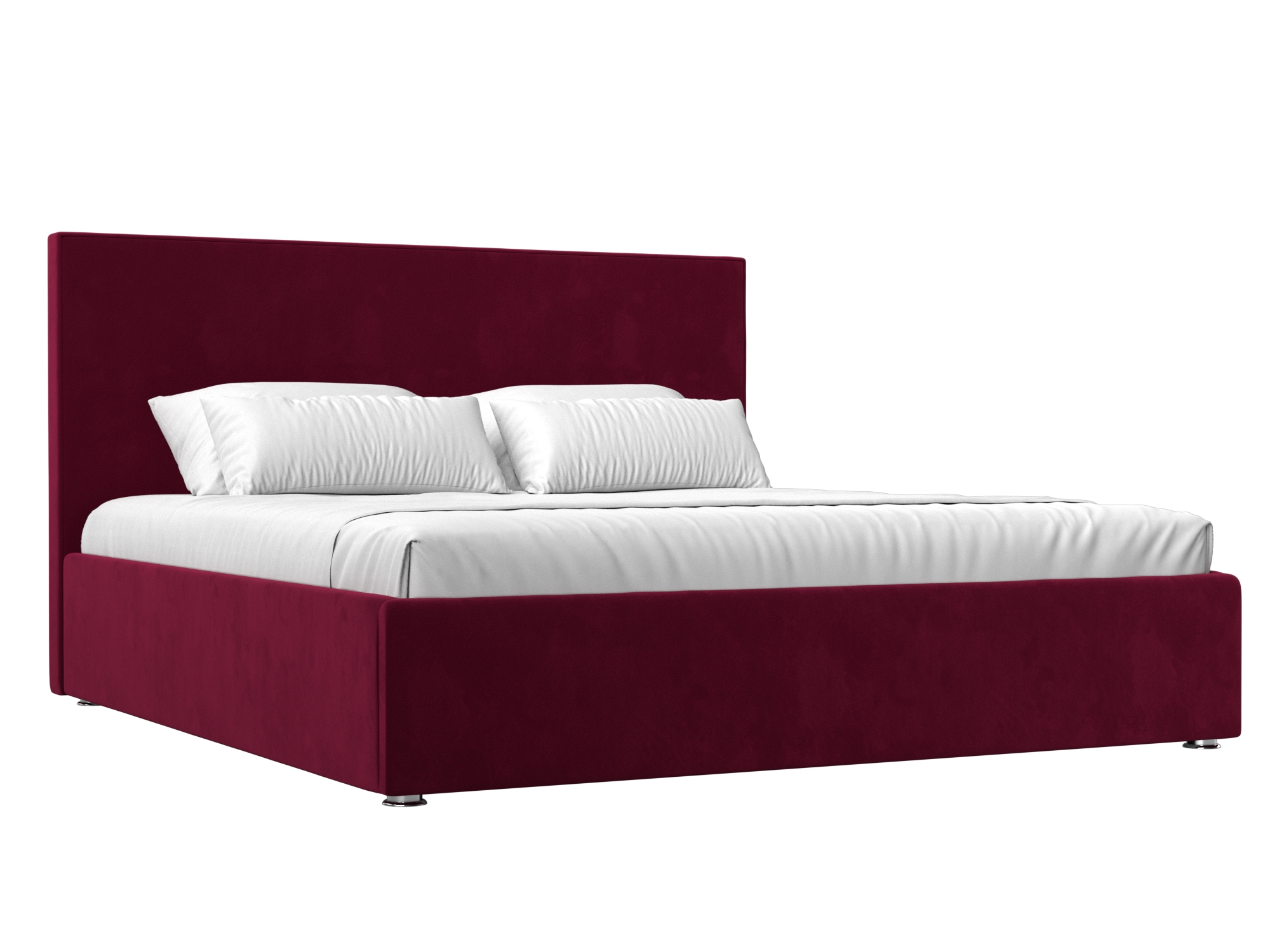 Интерьерная кровать Кариба 160 (Бордовый)