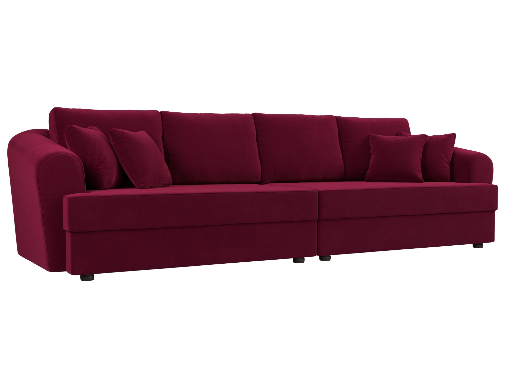 Прямой диван Милтон (Бордовый)