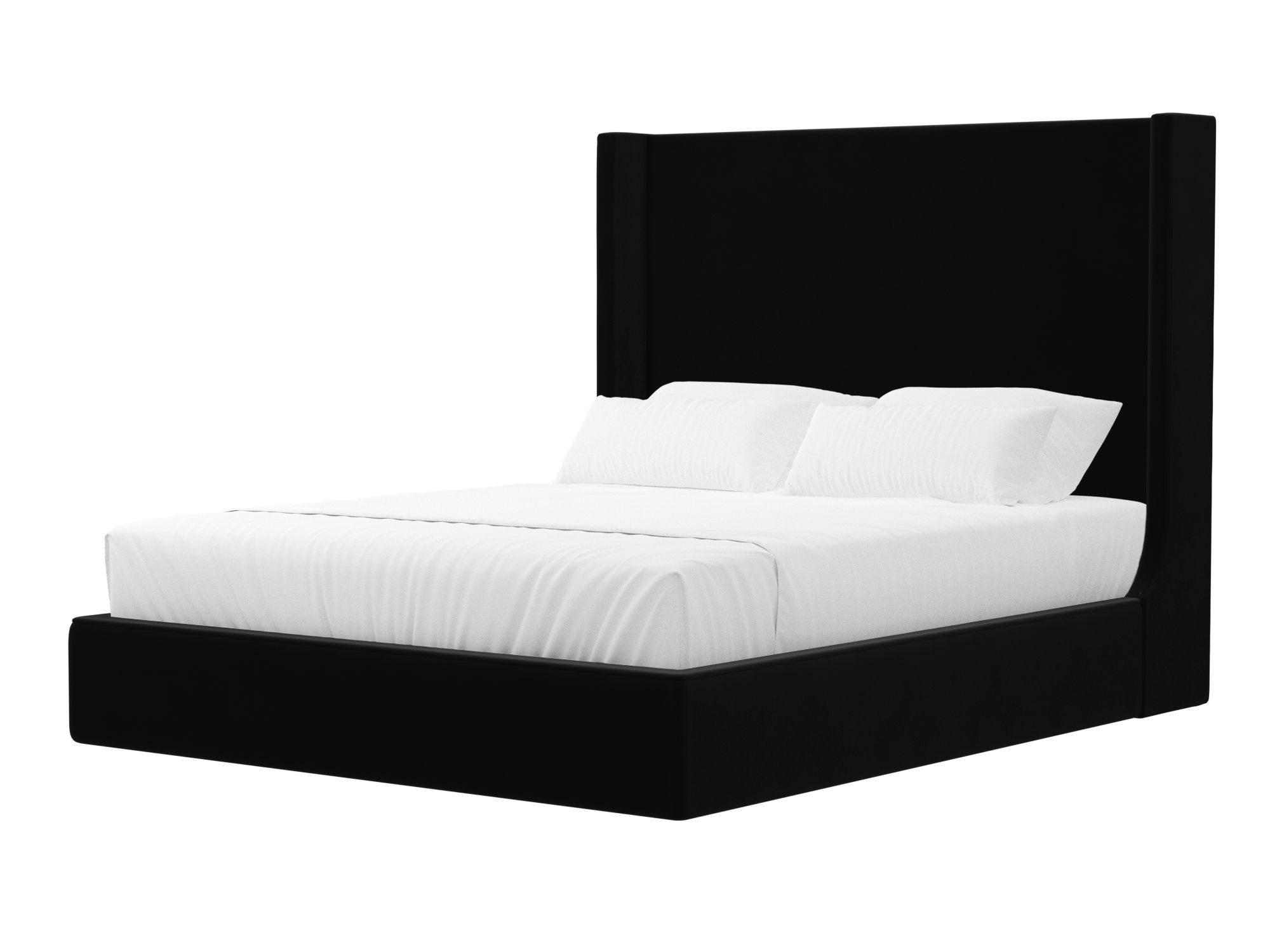 Интерьерная кровать Ларго (Черный)