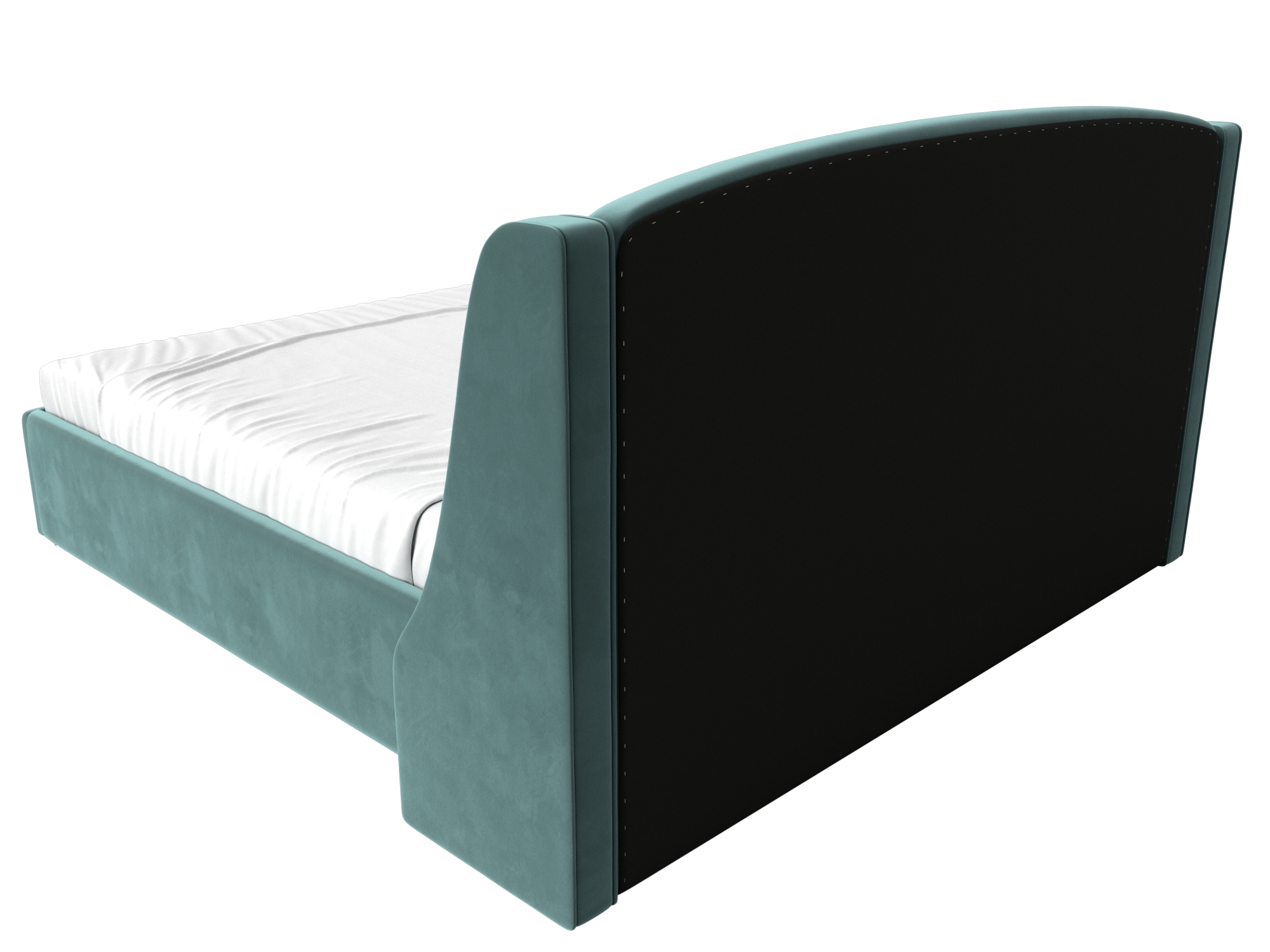 Интерьерная кровать Лотос 160 (бирюзовый)