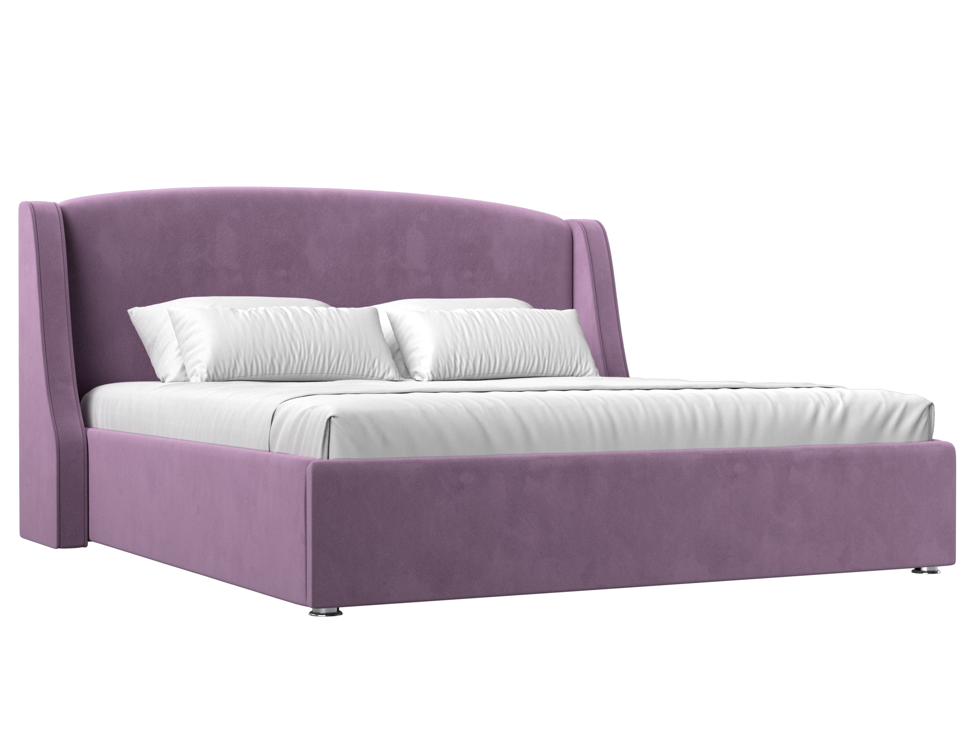 Интерьерная кровать Лотос 160 (Сиреневый)