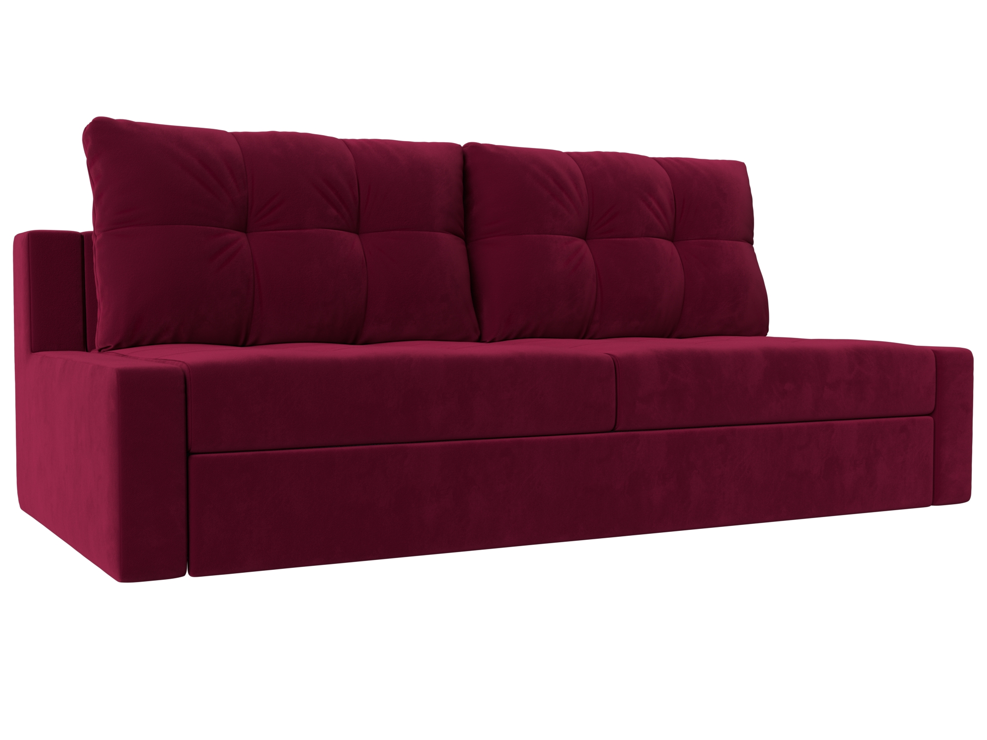 Прямой диван Мартин (Бордовый)
