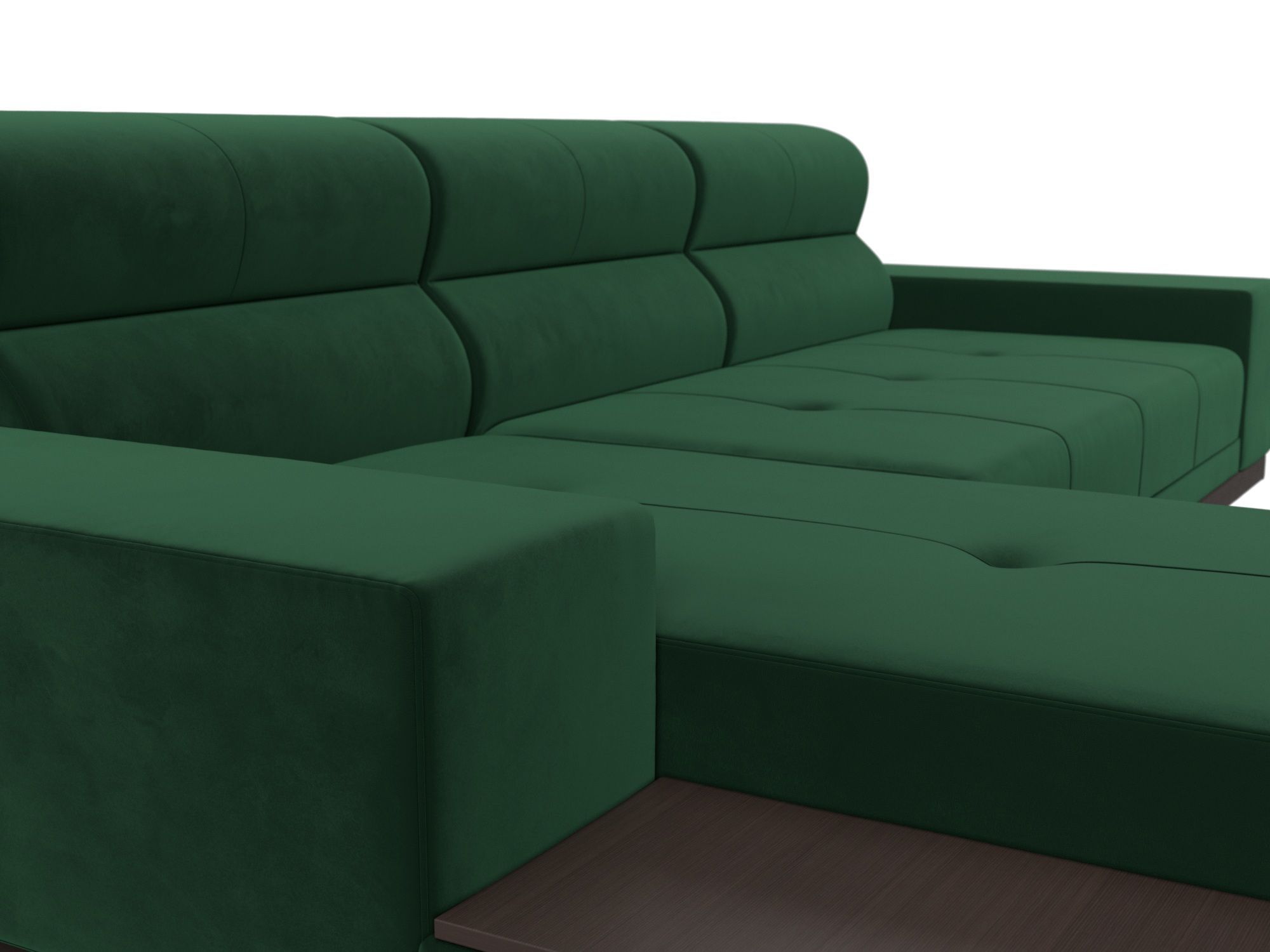 Угловой диван Леонардо левый угол (Зеленый)