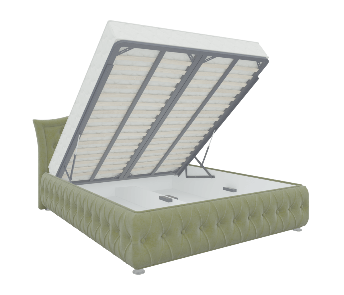 Интерьерная кровать Герда 200 (Зеленый)