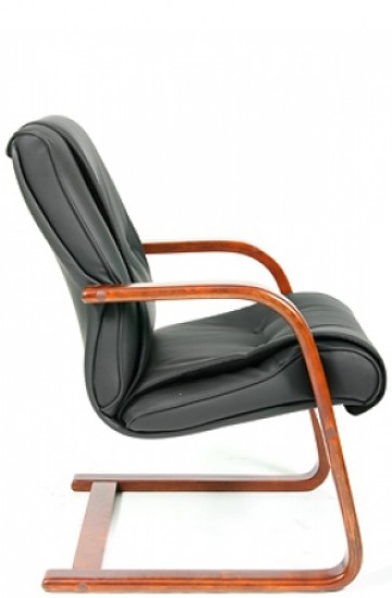 Кресло посетителя CHAIRMAN 653V Натуральная кожа