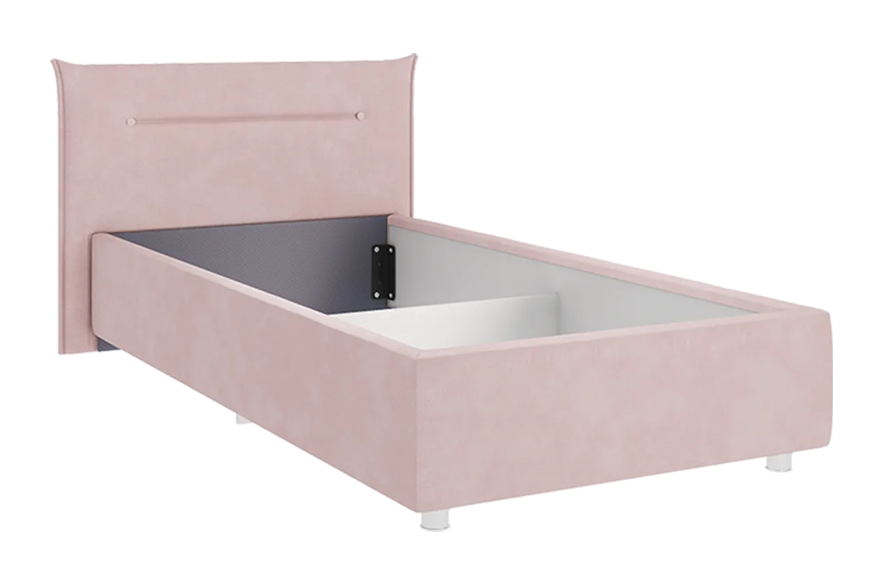 Каркас кровати Альба 90х200 см нежно-розовый