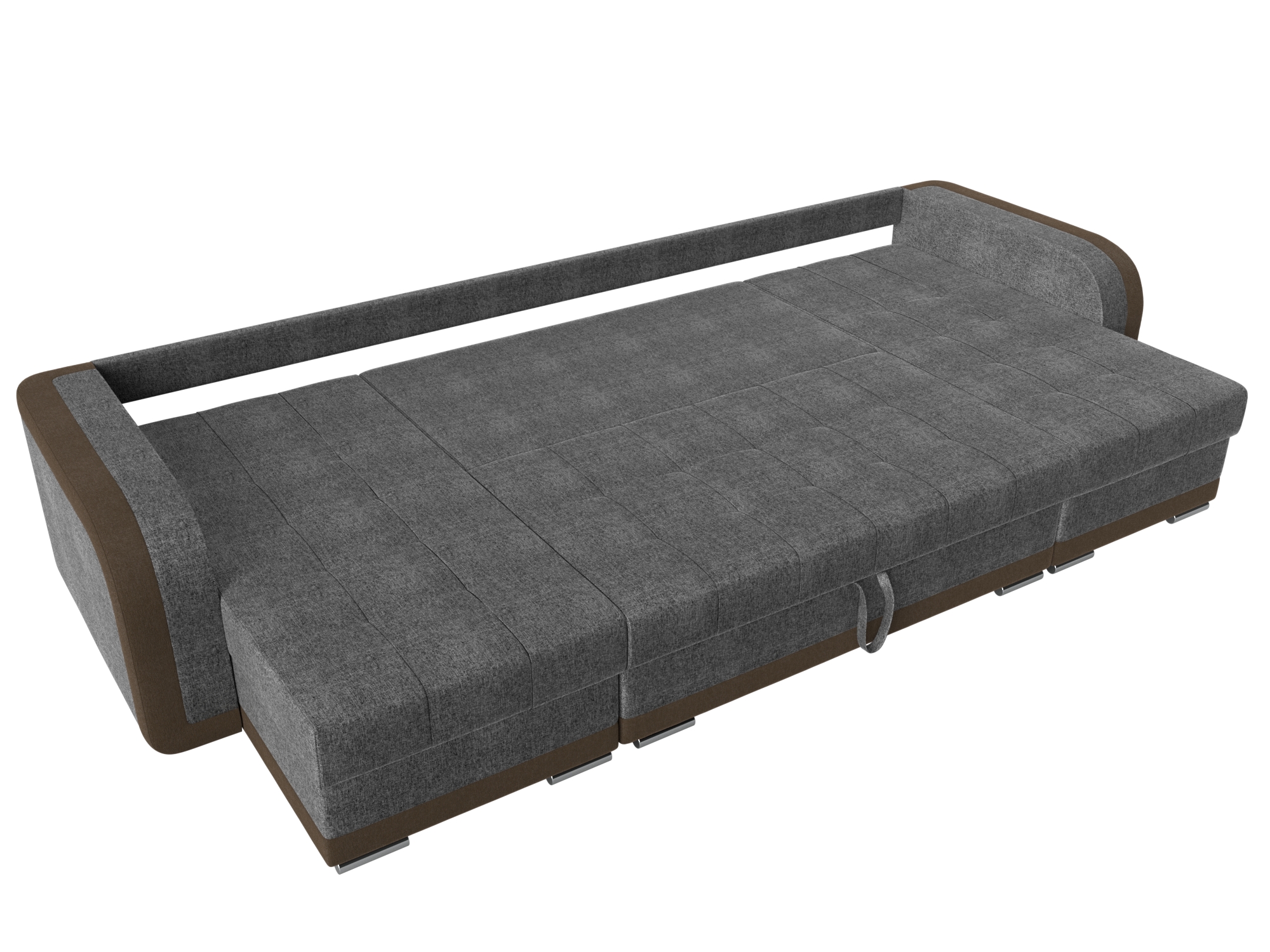 П-образный диван Марсель (Серый\Коричневый)
