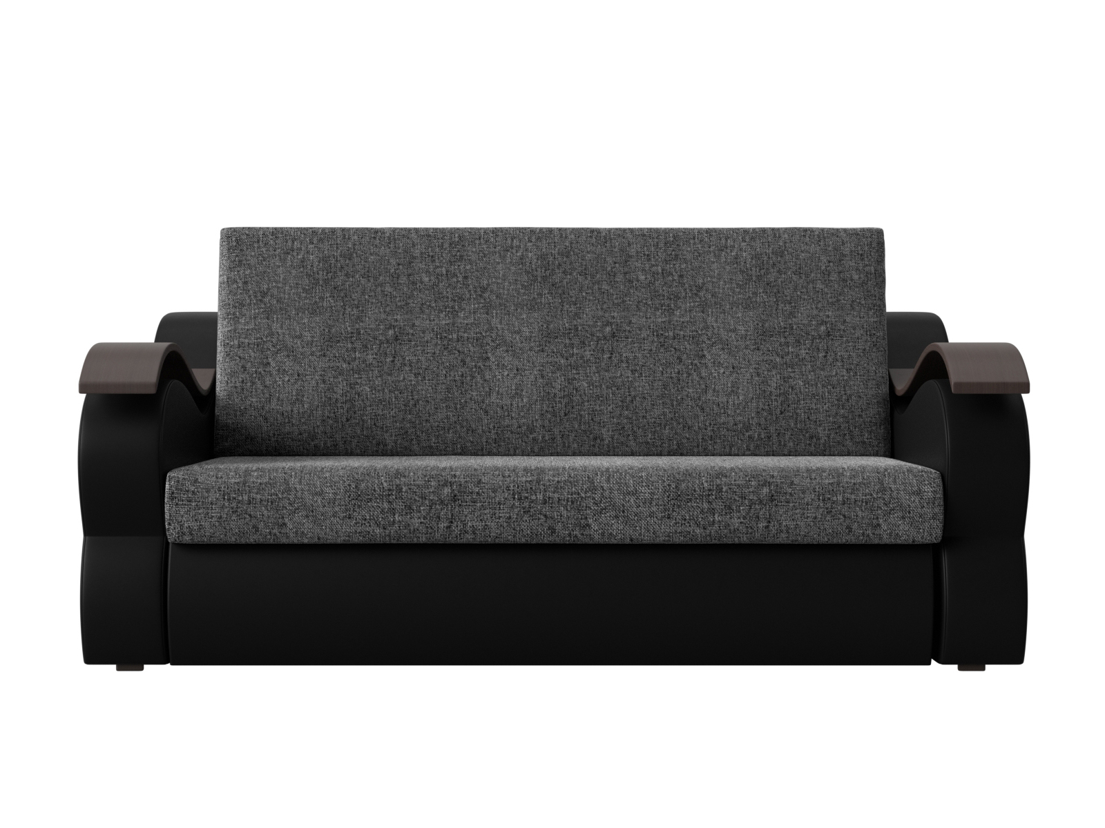 Прямой диван Меркурий 160 (Серый\Черный)