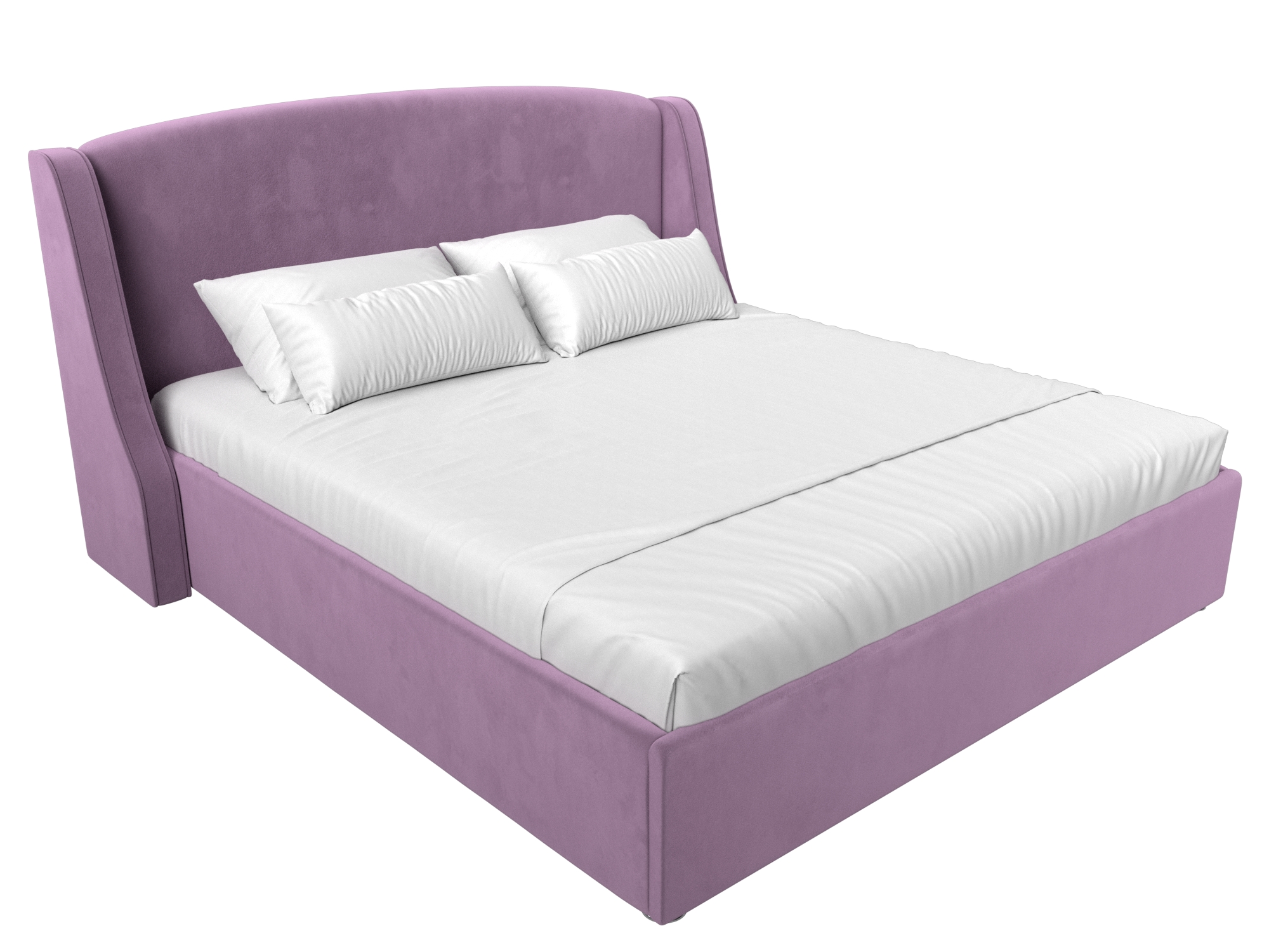 Интерьерная кровать Лотос 160 (Сиреневый)