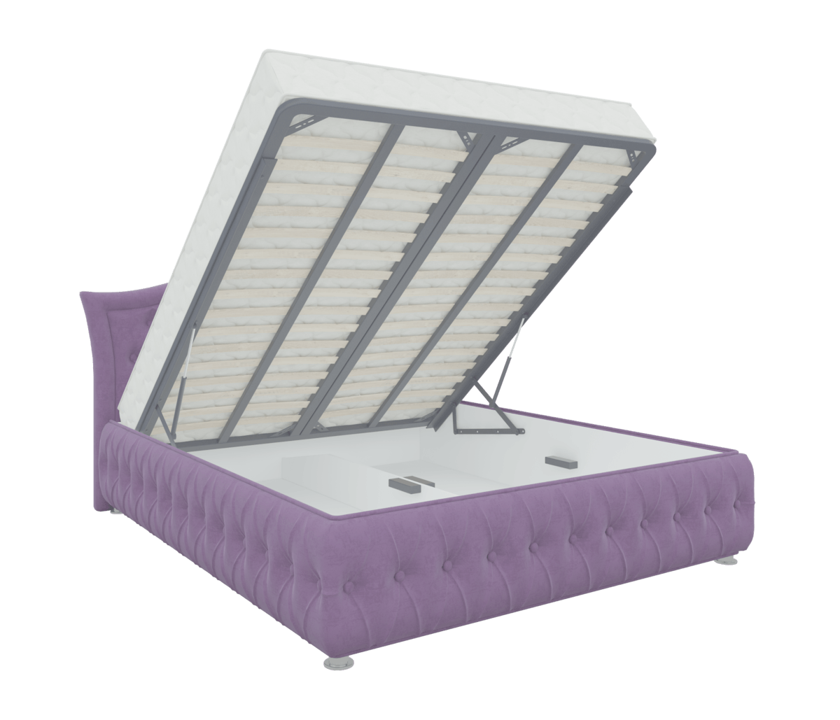 Интерьерная кровать Герда 160 (Фиолетовый)