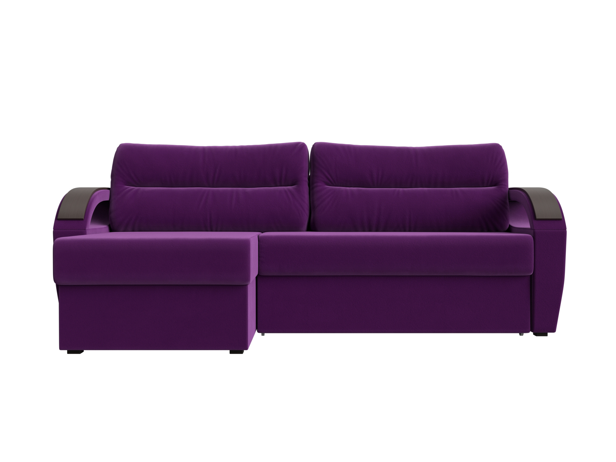 Угловой диван Форсайт левый угол (Фиолетовый)