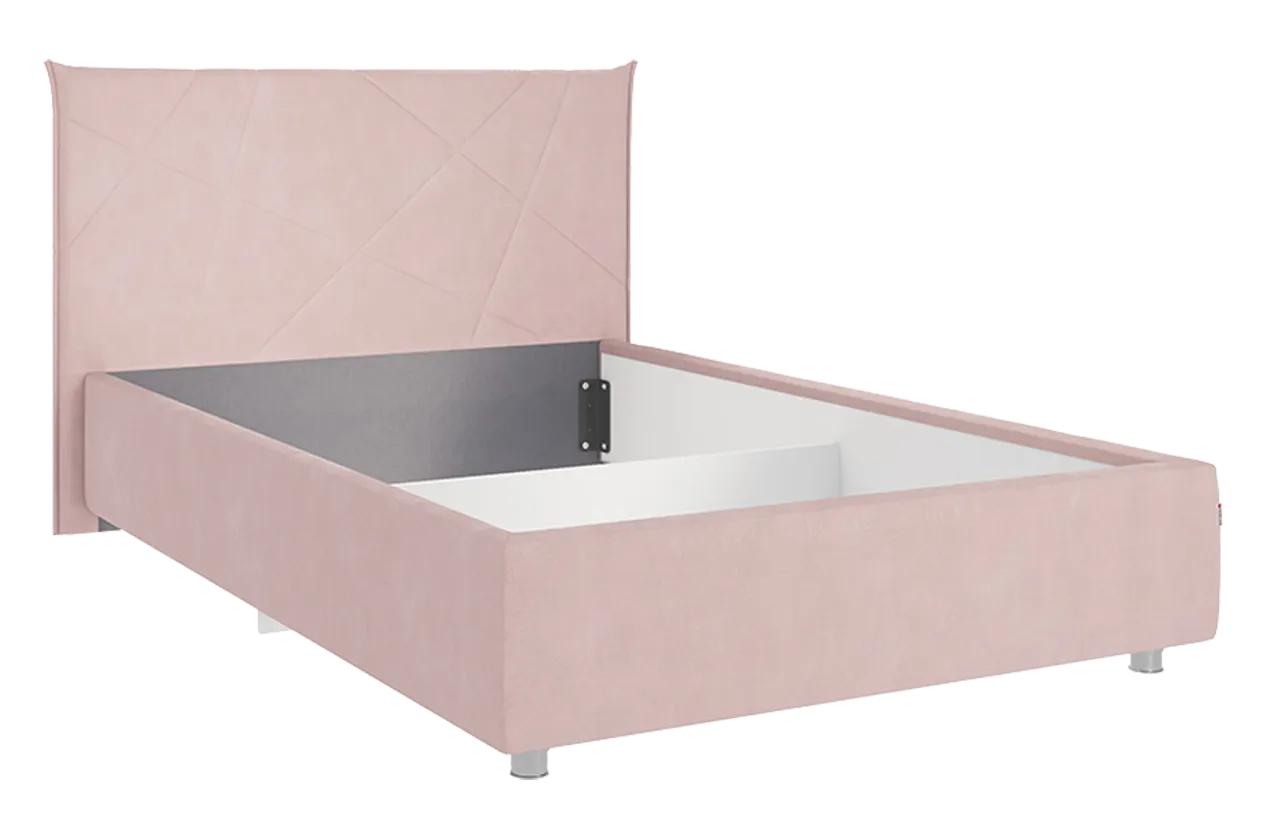 Каркас кровати Квест 120х200 см нежно-розовый
