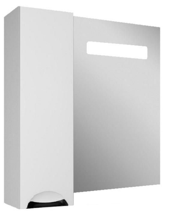 Шкаф-зеркало Грация 100 левый/правый с подсветкой LED Домино