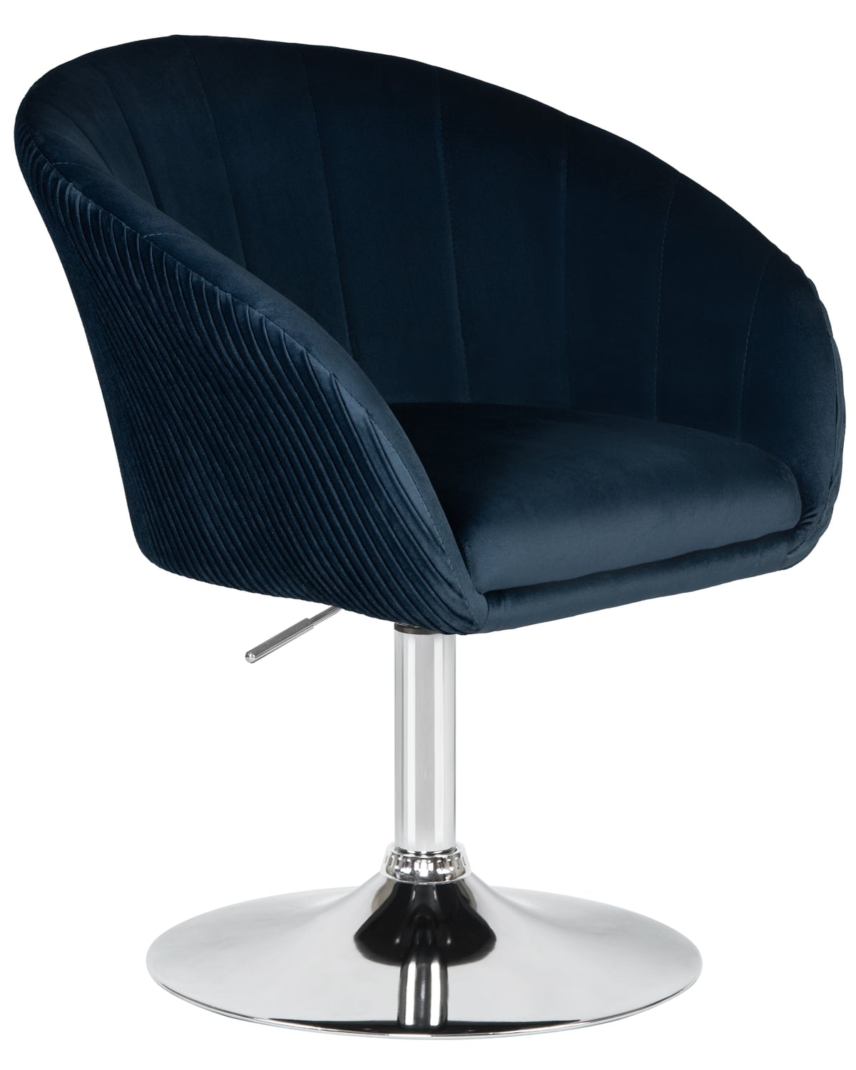 Кресло дизайнерское DOBRIN EDISON (синий велюр (1922-20))
