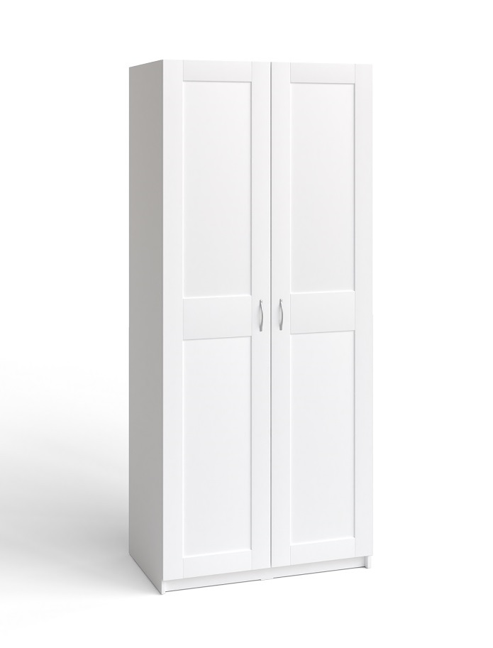 Шкаф Макс 2 двери 100х61х233 белый