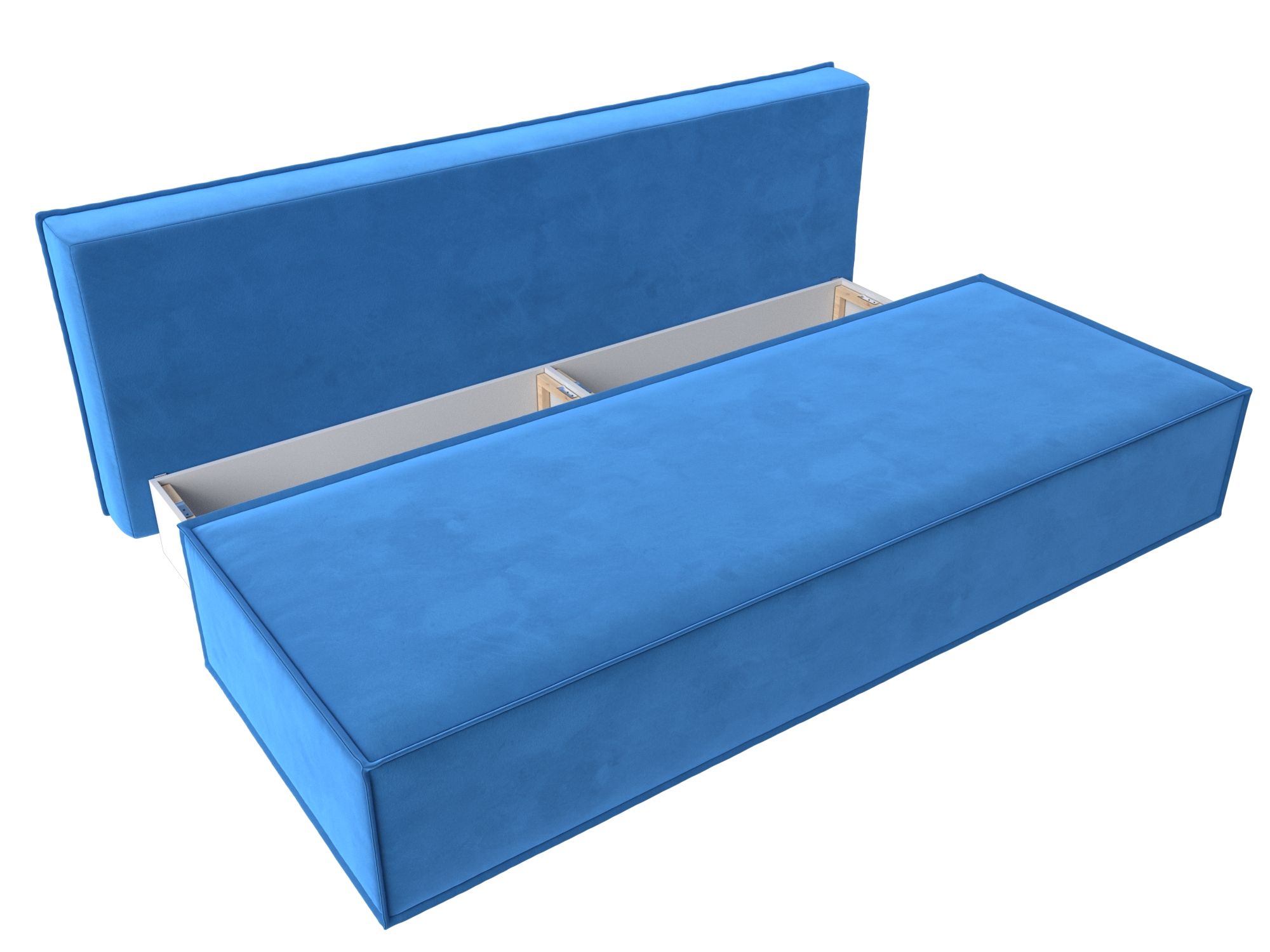 Прямой диван Фабио Лайт (Голубой)
