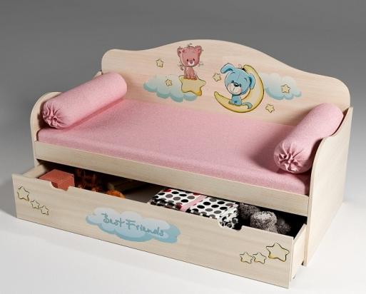 Кровать для малышей Лучшие друзья 40006