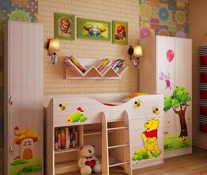 Детская готовая комната №5 серии Винни Пух