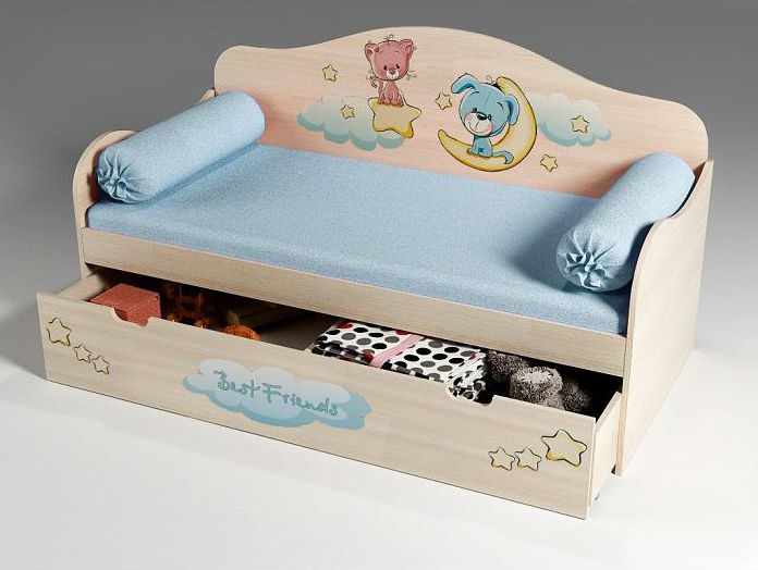 Кровать для малышей Лучшие друзья 40006