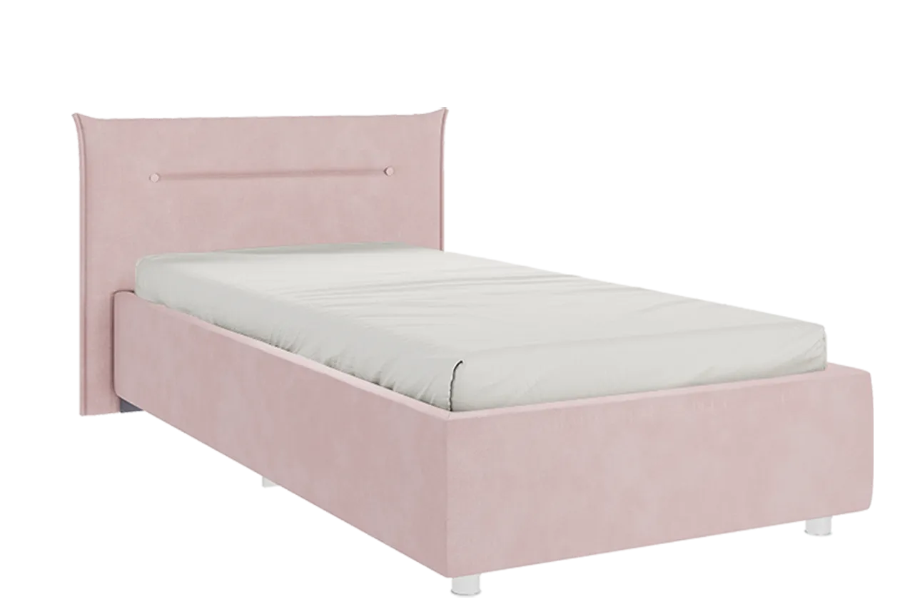 Каркас кровати Альба 90х200 см нежно-розовый