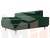 Угловой диван Леонардо правый угол (Зеленый)