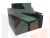 Кресло-кровать Сенатор 80 (Зеленый\Коричневый)