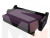 Угловой диван Меркурий левый угол (Фиолетовый\Черный)