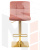 Стул барный DOBRIN GOLDIE (пудрово-розовый велюр (MJ9-32))