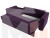 Угловой диван Принстон левый угол (Фиолетовый)