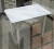 Стол прямоугольный с ящиком 900*600 (белый), ножки дерево