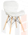 Стул обеденный DOBRIN BUTTERFLY (ножки светлый бук, цвет сиденья белый)