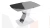 Стол обеденный Гарда Тип 1 Белый, Стекло матовое черный графит