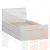 Кровать Сириус 90*200 с ящиками белая
