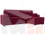 Угловой диван Камелот правый угол (Бордовый)
