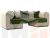 Прямой диван Кипр (Зеленый\Бежевый)