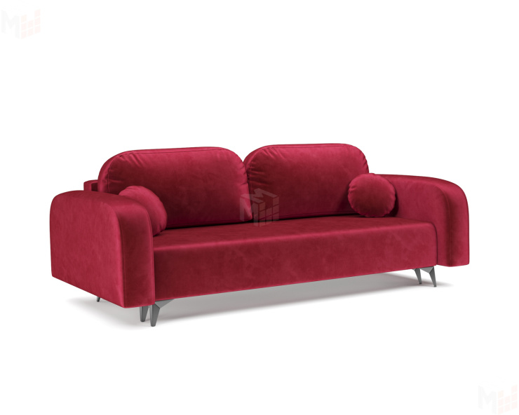 Диван Цюрих (Бархат красный STAR VELVET 3 DARK RED)