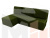 Угловой диван Поло левый угол (Зеленый)