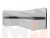 Кухонный угловой диван Форест левый угол (Черный\Белый)