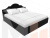 Интерьерная кровать Афина 160 (Черный)