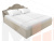 Интерьерная кровать Афина 200 (Бежевый)