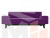 Прямой диван Мюнхен Люкс (Фиолетовый)