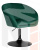 Кресло дизайнерское DOBRIN EDISON BLACK (зеленый велюр (1922-9))