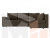 Угловой диван Мансберг правый угол (Коричневый)