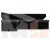 Кухонный угловой диван Омура левый угол (Серый\Черный)