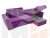 Угловой диван Амстердам правый угол (Фиолетовый)
