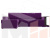 Угловой диван Атланта С левый угол (Фиолетовый)