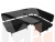 Кухонный угловой диван Альфа правый угол (Черный)
