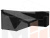 Угловой диван Карелия правый угол (Черный)